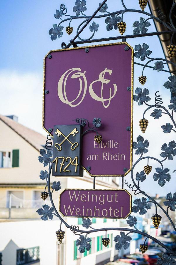 Weinhotel Offenstein Erben Eltville am Rhein Buitenkant foto